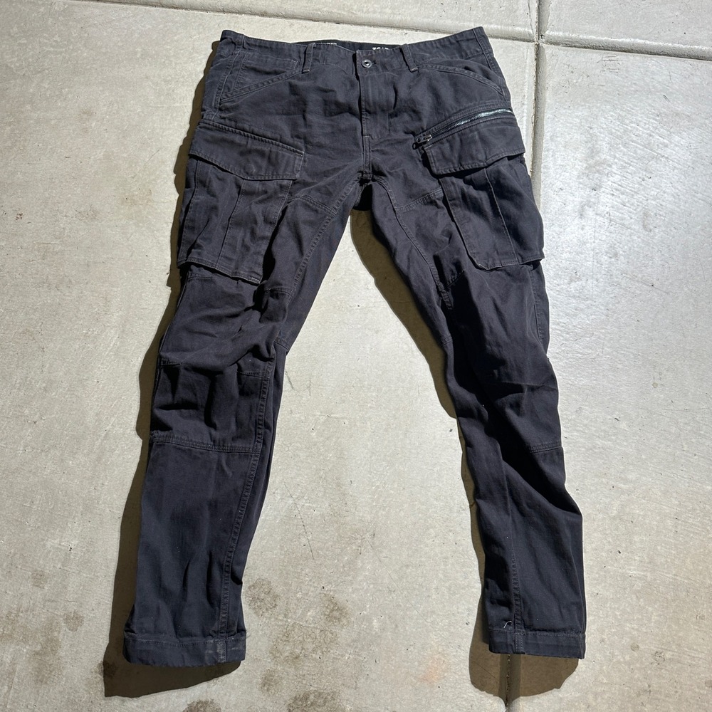 G-Star Raw‎ Rovic Zip 3D Regular Tapered Cargo Pants Mens 36x32 Grey Tactical